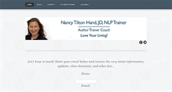 Desktop Screenshot of nancytiltonhand.com